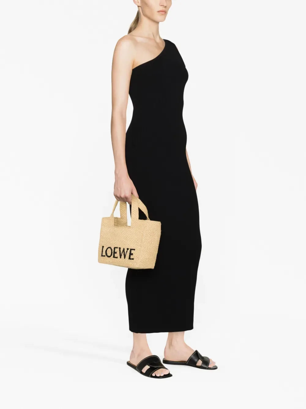 Mini BAG Font tote in raffia - EliteLux Outlet