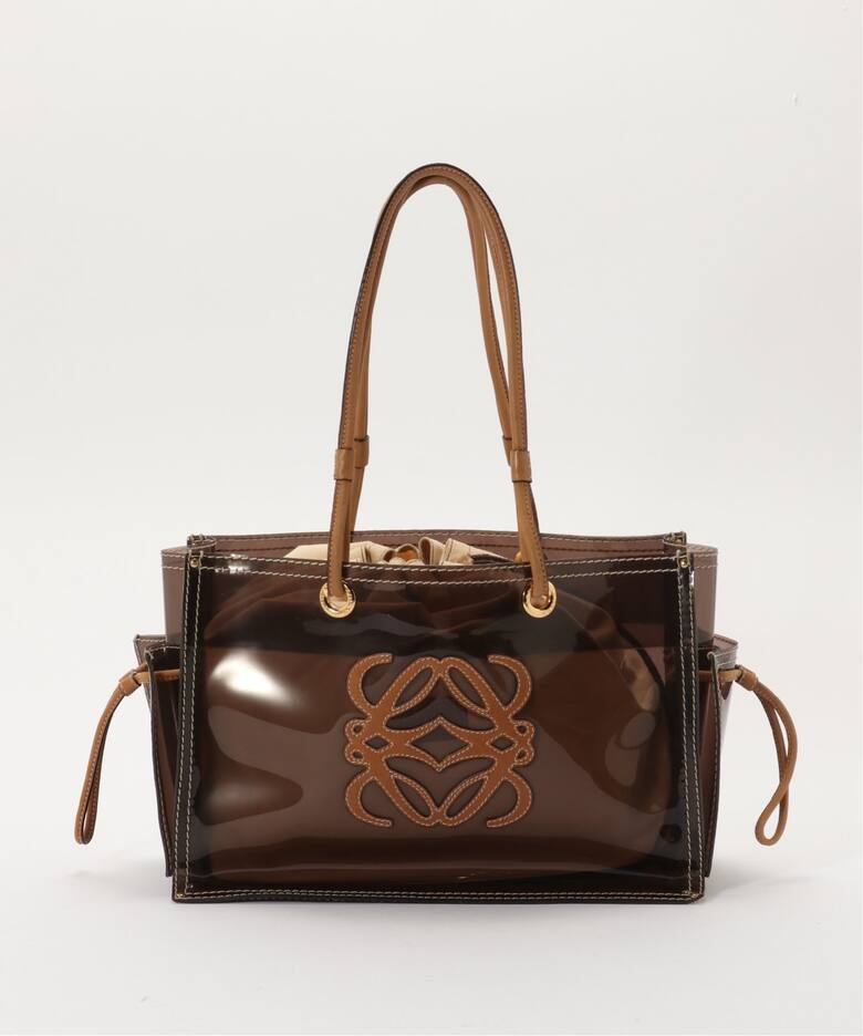 Tote Brown PVC and Leather Amazona
