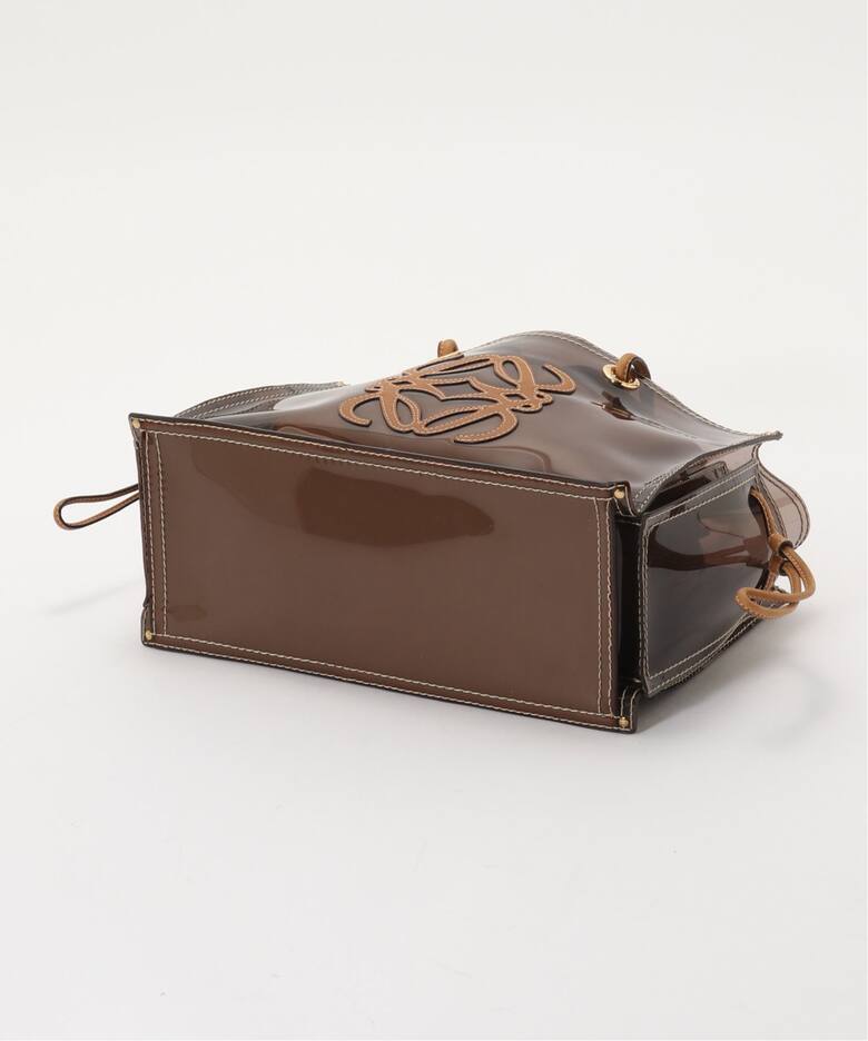 Tote Brown PVC and Leather Amazona