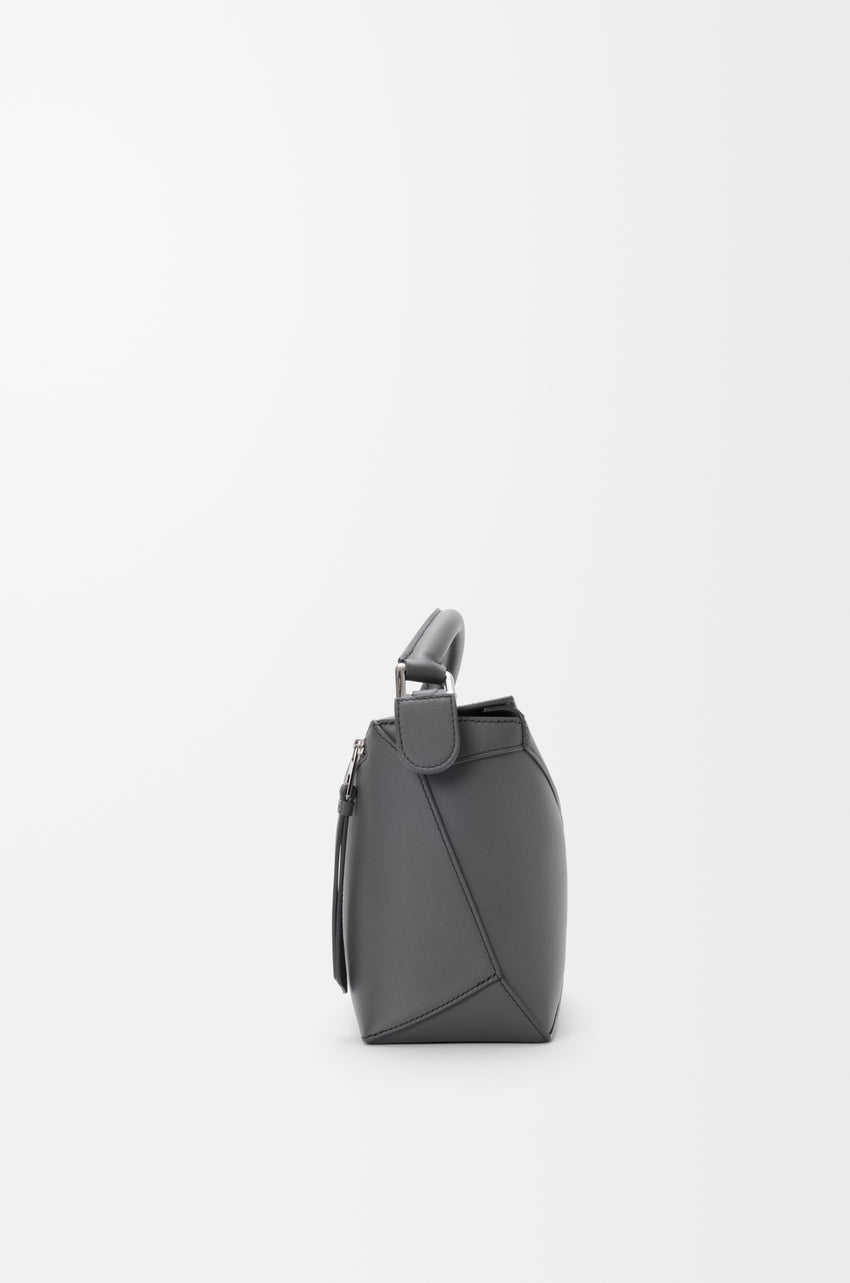 Small Puzzle Edge bag in classic calfskin Slate