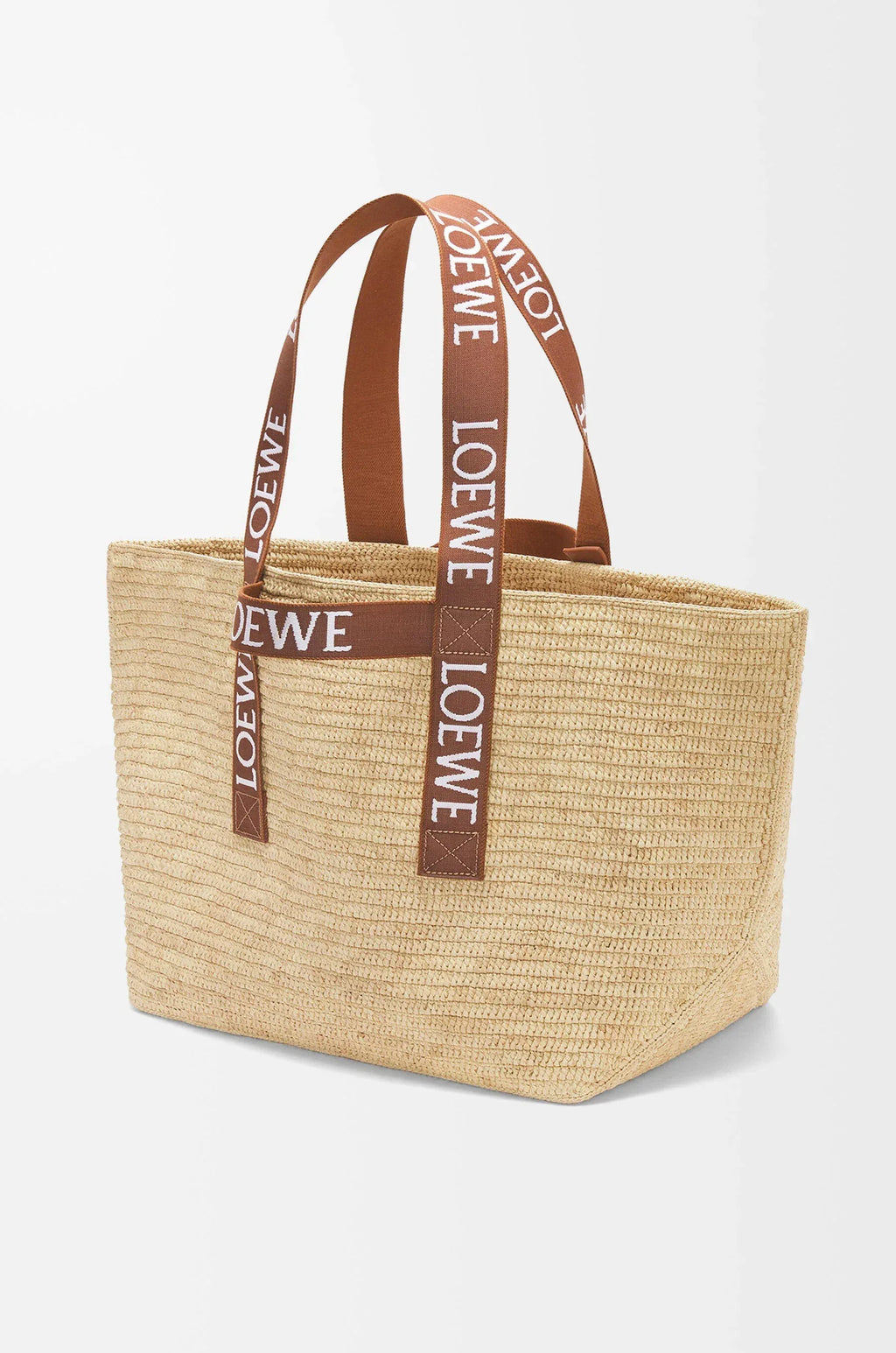 Fold Shopper in raffia Tan - EliteLux Outlet