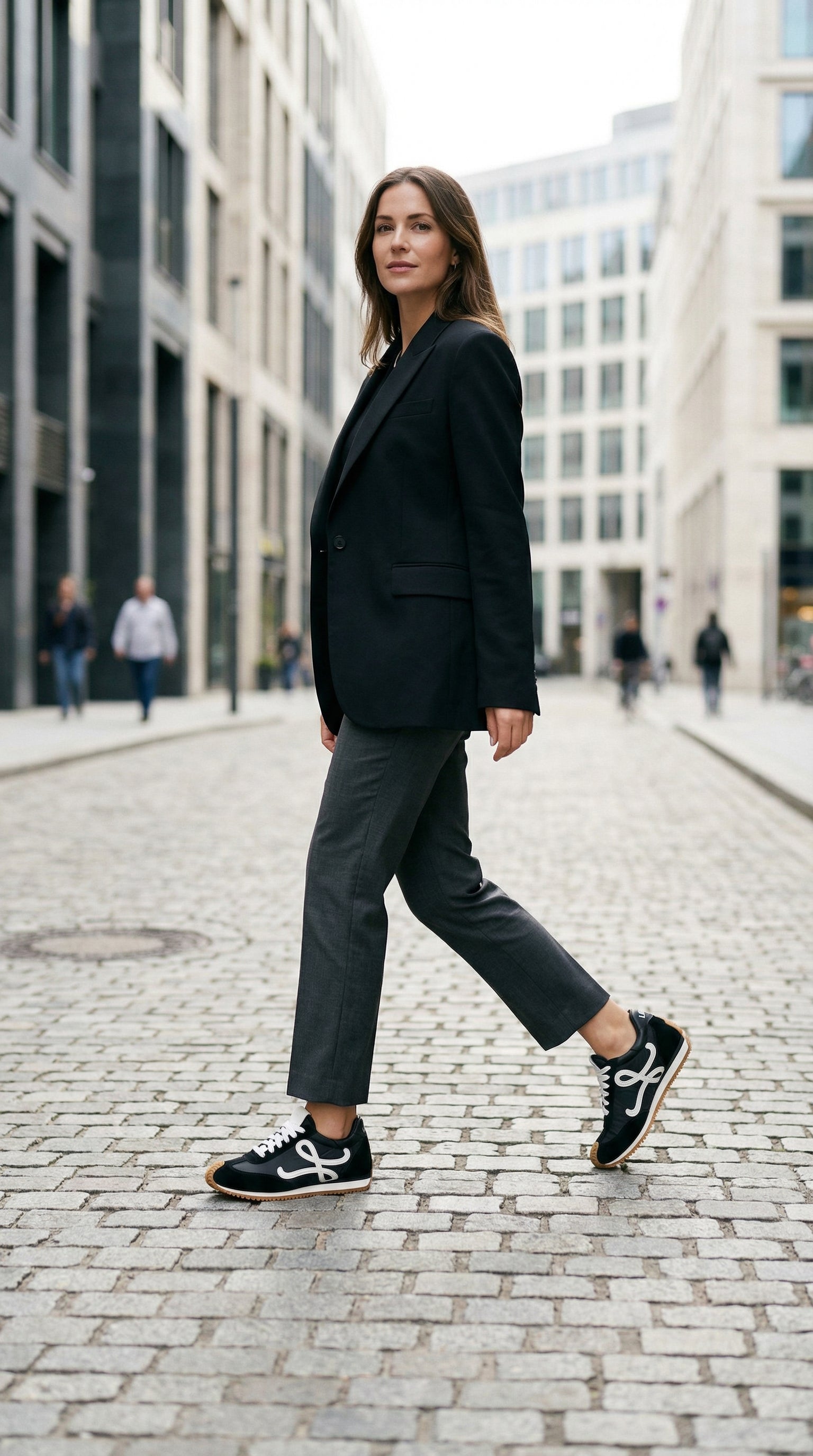 Sneaker Classic Anagram Low – Black & White
