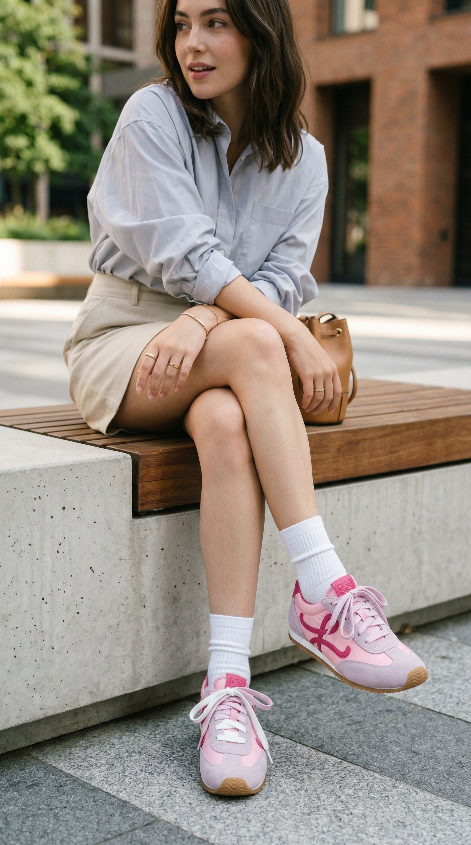 Sneaker Classic Anagram Low – Blush Pink