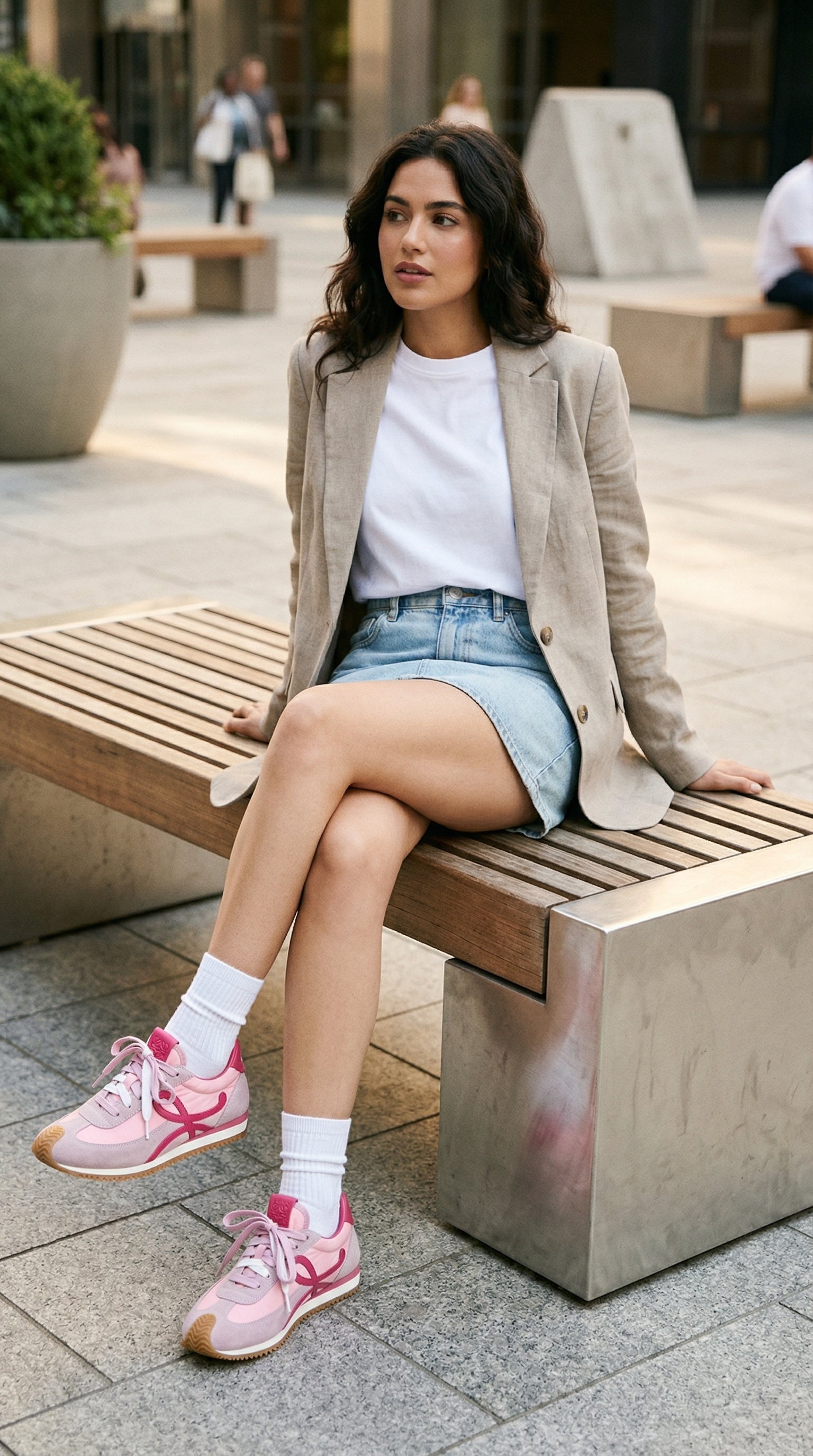 Sneaker Classic Anagram Low – Blush Pink
