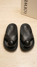 Sculpt Platform Slide Sandal - Black