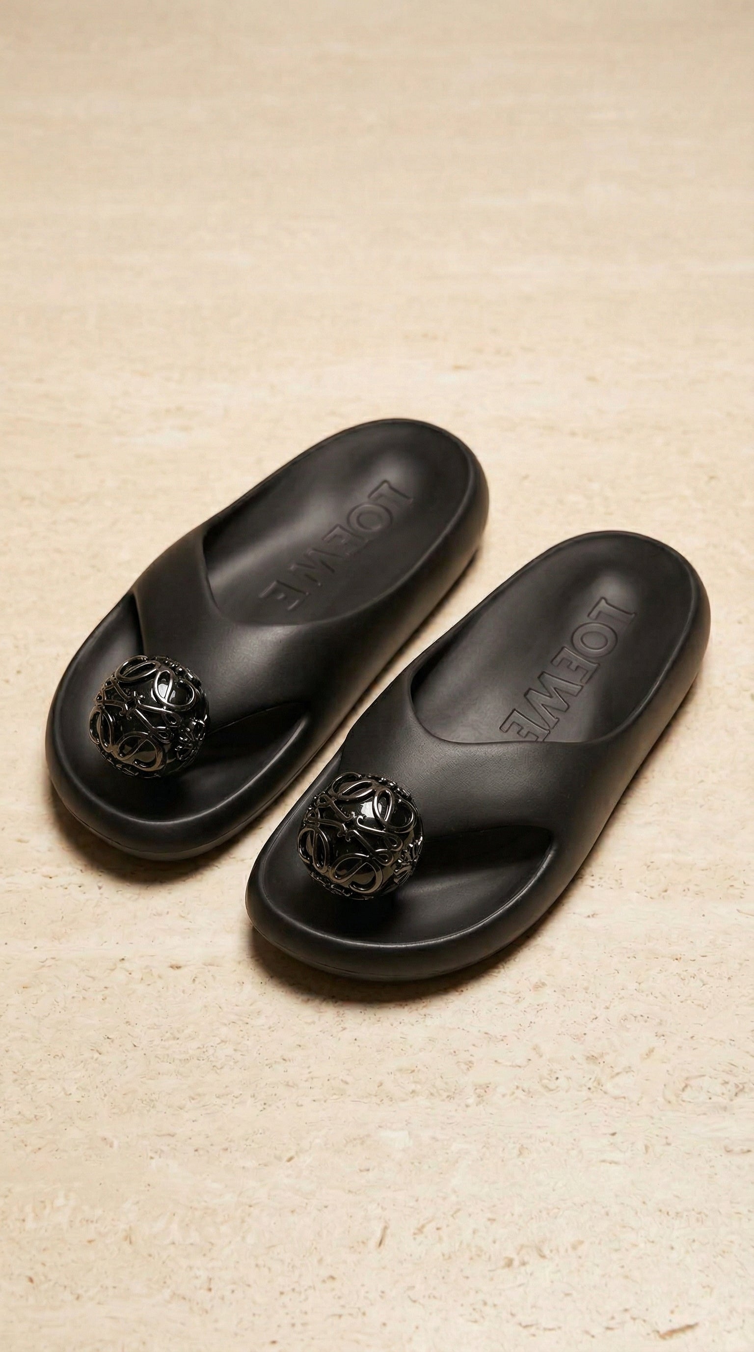 Sculpt Platform Slide Sandal - Black