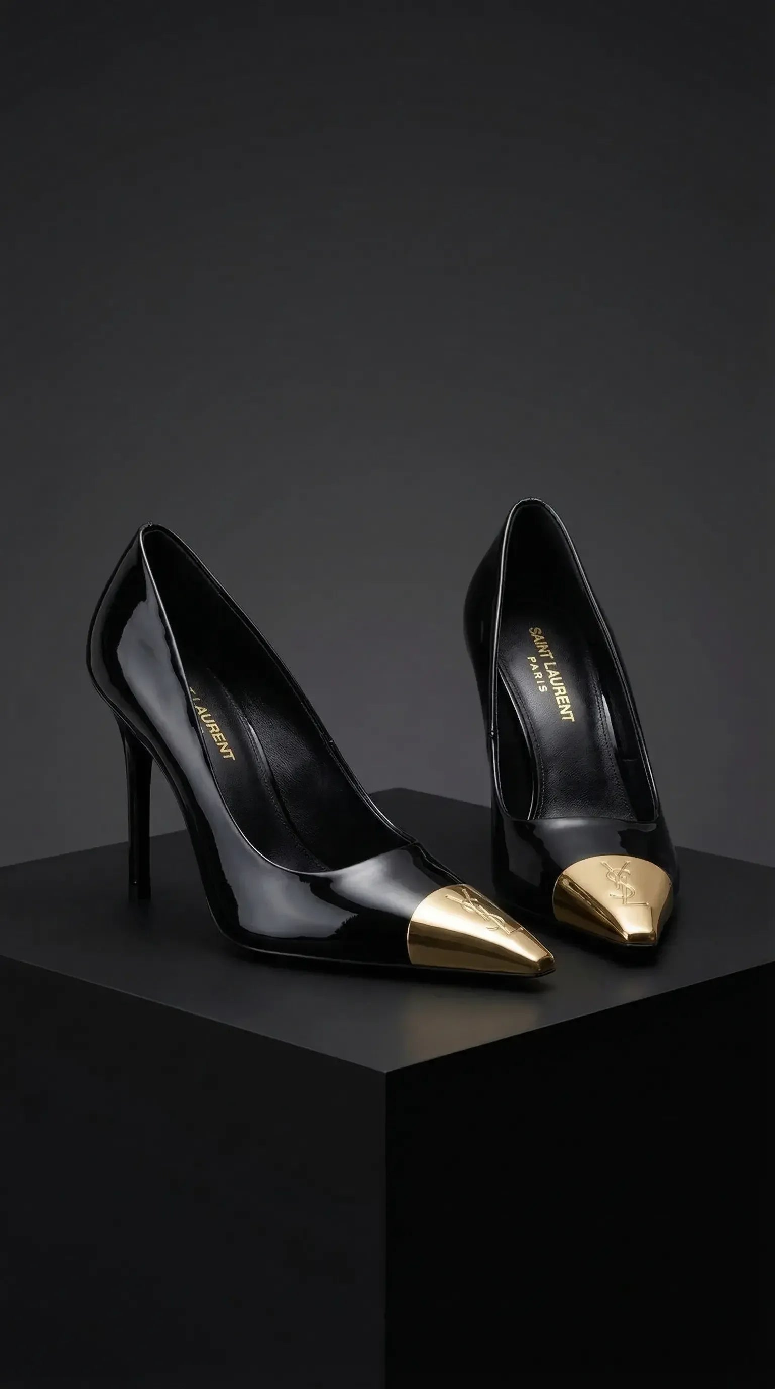 Cassandra Metal Toe Pumps – Black - EliteLux Outlet