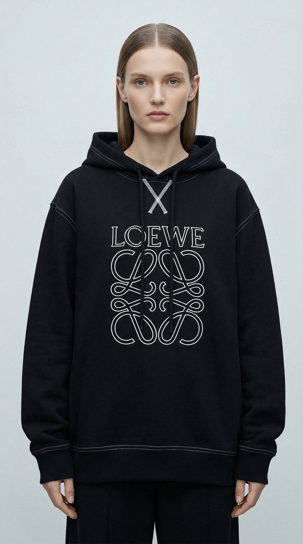 Monogram Signature Hoodie – Black Edition
