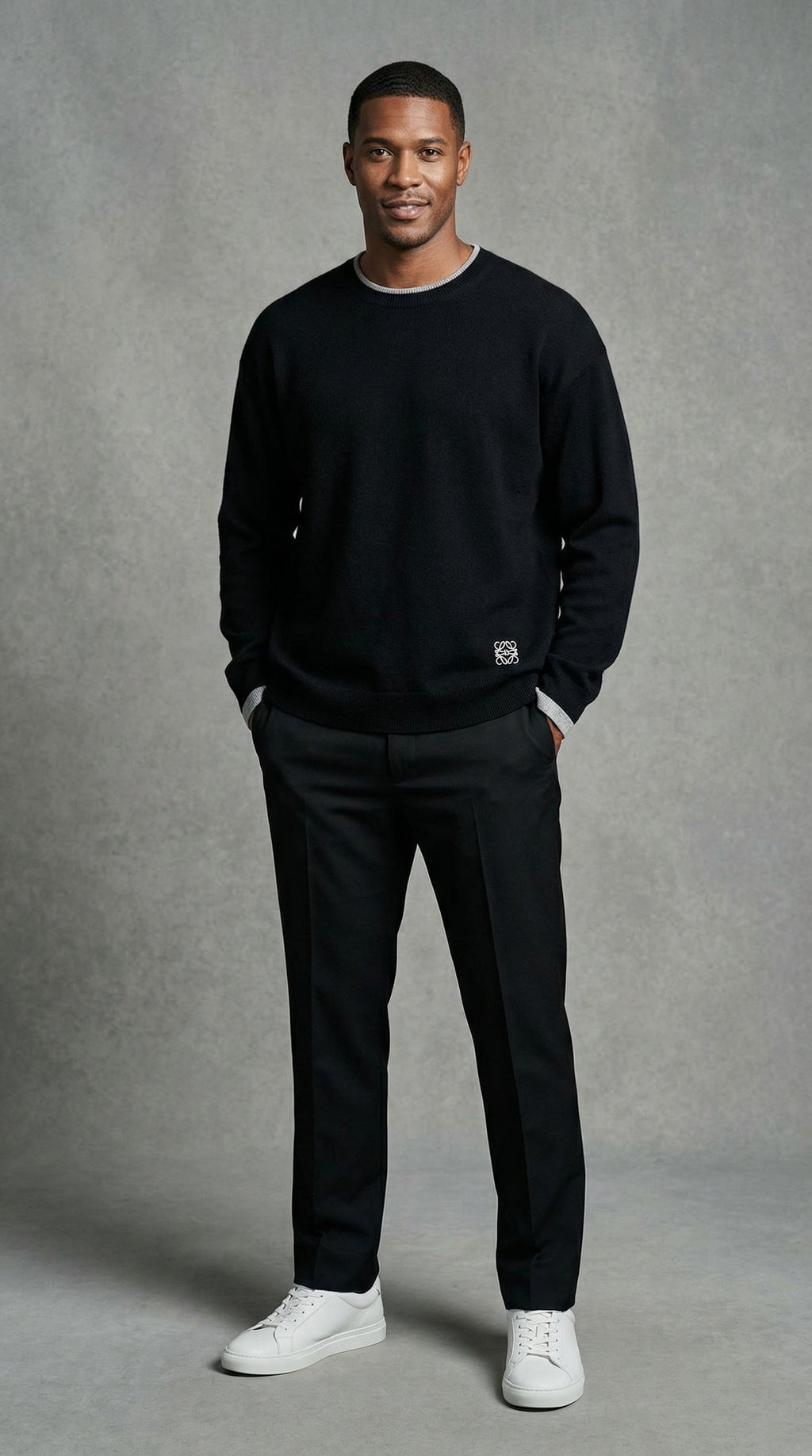 Signature Anagram Wool Sweater