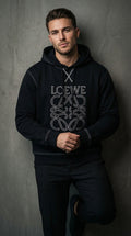 Monogram Signature Hoodie – Black Edition